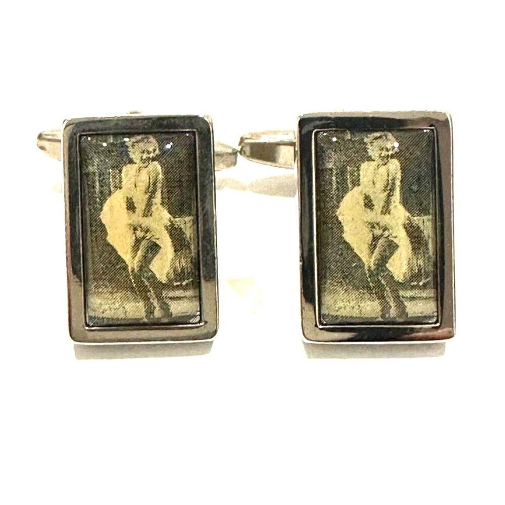 Marilyn Monroe Cufflinks — Vintage Hollywood Glamour Cufflinks